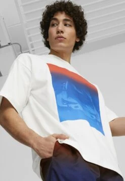 Puma Bmw M Motorsport Road Trip- T-Shirt Print - White