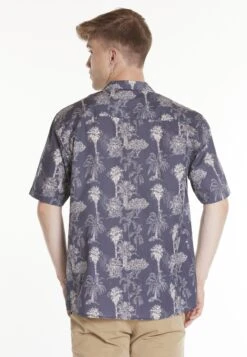 Elmer Palm - Overhemd - Navy Blue -Heren Kleding Winkel bc55d32ad92f411182b3360d12b933ef