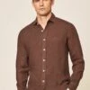 Hackett London Overhemd - Brown