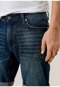 QS By S.Oliver Jeansshort - Dark Blue -Heren Kleding Winkel c194cb60549549e8ae5970412a0c2c14