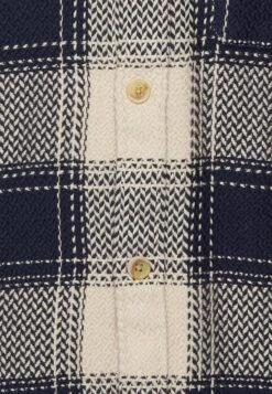 Abercrombie & Fitch Loose Weave Relaxed Core - Overhemd - Navy Plaid -Heren Kleding Winkel c4fdf0892f7e44f8946782d79e112a77