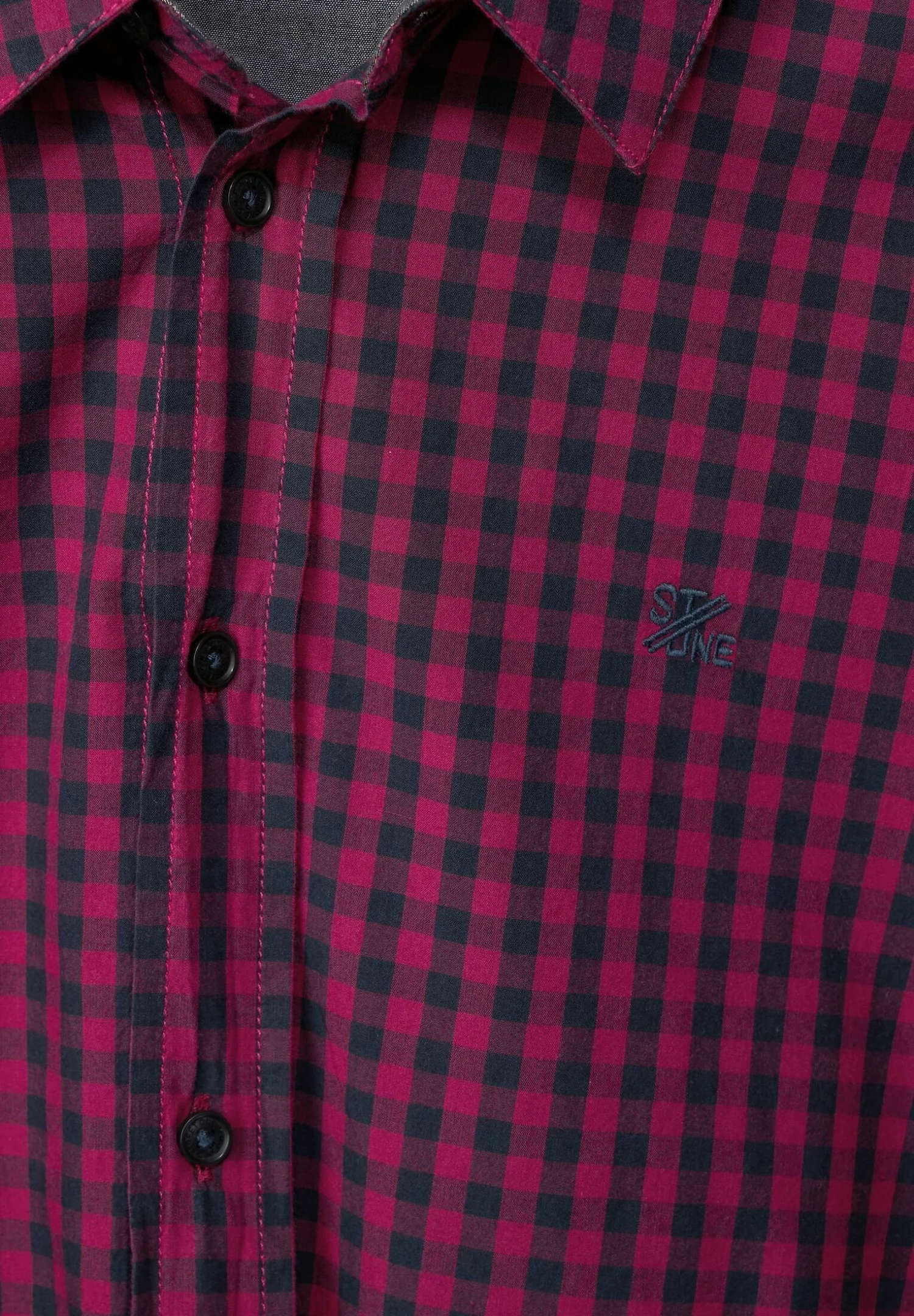 Vichy Karomuster - Overhemd - Rot 5 Vichy Karomuster - Overhemd - Rot - Afbeelding 5