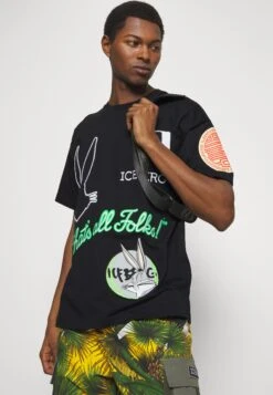 Iceberg T-Shirt Print - Nero -Heren Kleding Winkel c8827da907b749f98fd2a25d9f0d7b9c