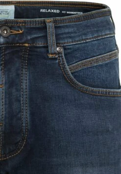 Camel Active Fit 5-Pocket- Straight Leg Jeans - Night Blue -Heren Kleding Winkel cd77537544ce475a8235402981f09d71