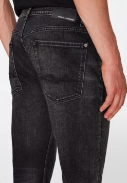 7 For All Mankind Straight Leg Jeans - Black -Heren Kleding Winkel cf4867b0ce494ac694ff7e0265d4e2d5