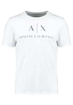 Armani Exchange T-Shirt Print - White -Heren Kleding Winkel d082ab446a4743de88e25fa6dd65dacb