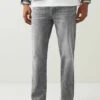 Next With Stretch - Straight Leg Jeans - Grey