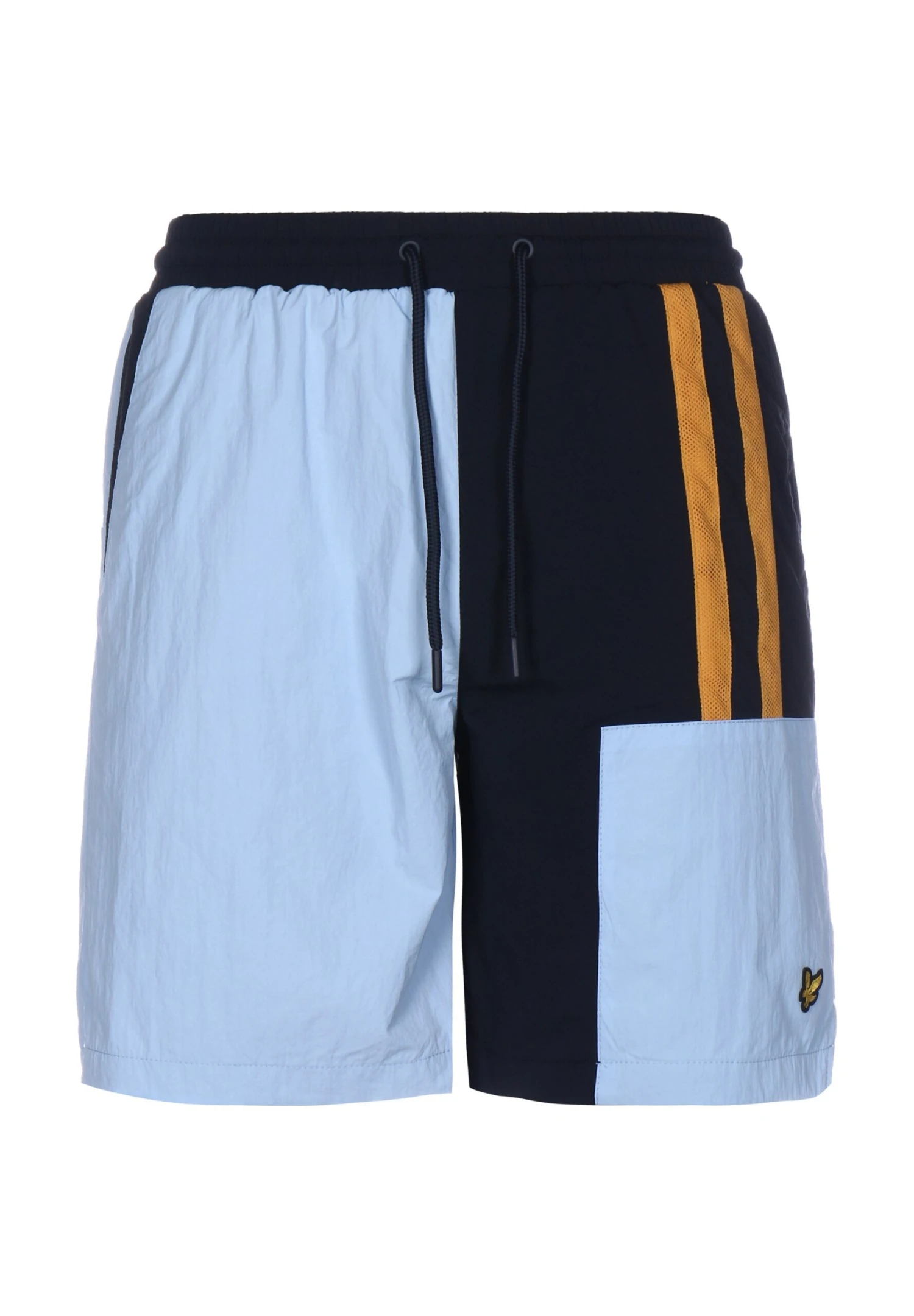Lyle & Scott Insert Colour Block - Shorts - Fresh Blue 1 Lyle & Scott Insert Colour Block - Shorts - Fresh Blue