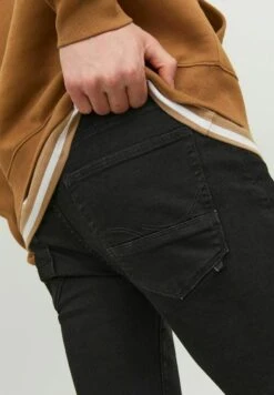Jack & Jones Glenn Fox Ge - Slim Fit Jeans - Black Denim -Heren Kleding Winkel da2cc28a418f49229f5a37653634a2a2