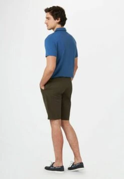 Bermuda In Stretch - Shorts - Verde Militare -Heren Kleding Winkel da57aab6e1e04faf9623c764bb088cc1