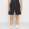 Marc O'Polo DENIM Pocket Fit Regular Waist Low Crotch Button Fly - Jeansshort - Washed Black
