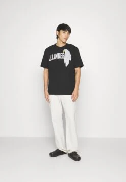 J.Lindeberg Camilo Graphic Tee - T-Shirt Print - Black -Heren Kleding Winkel dc9c0586856b4ae49dc008ecf55fb5c7