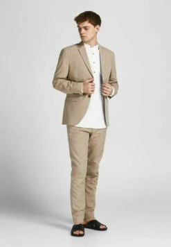 JACK&JONES Premium Jprblasummer Half Placket L/S Sn - Overhemd - White -Heren Kleding Winkel ddaa3e043c7841d5ae599374b75bbdf8