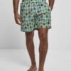 URBAN CLASSICS Pattern - Zwemshorts - Calavera Aop