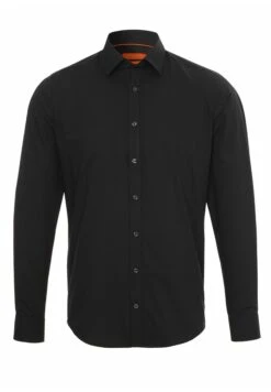 Jupiter Platinum Langarm - Overhemd - Schwarz