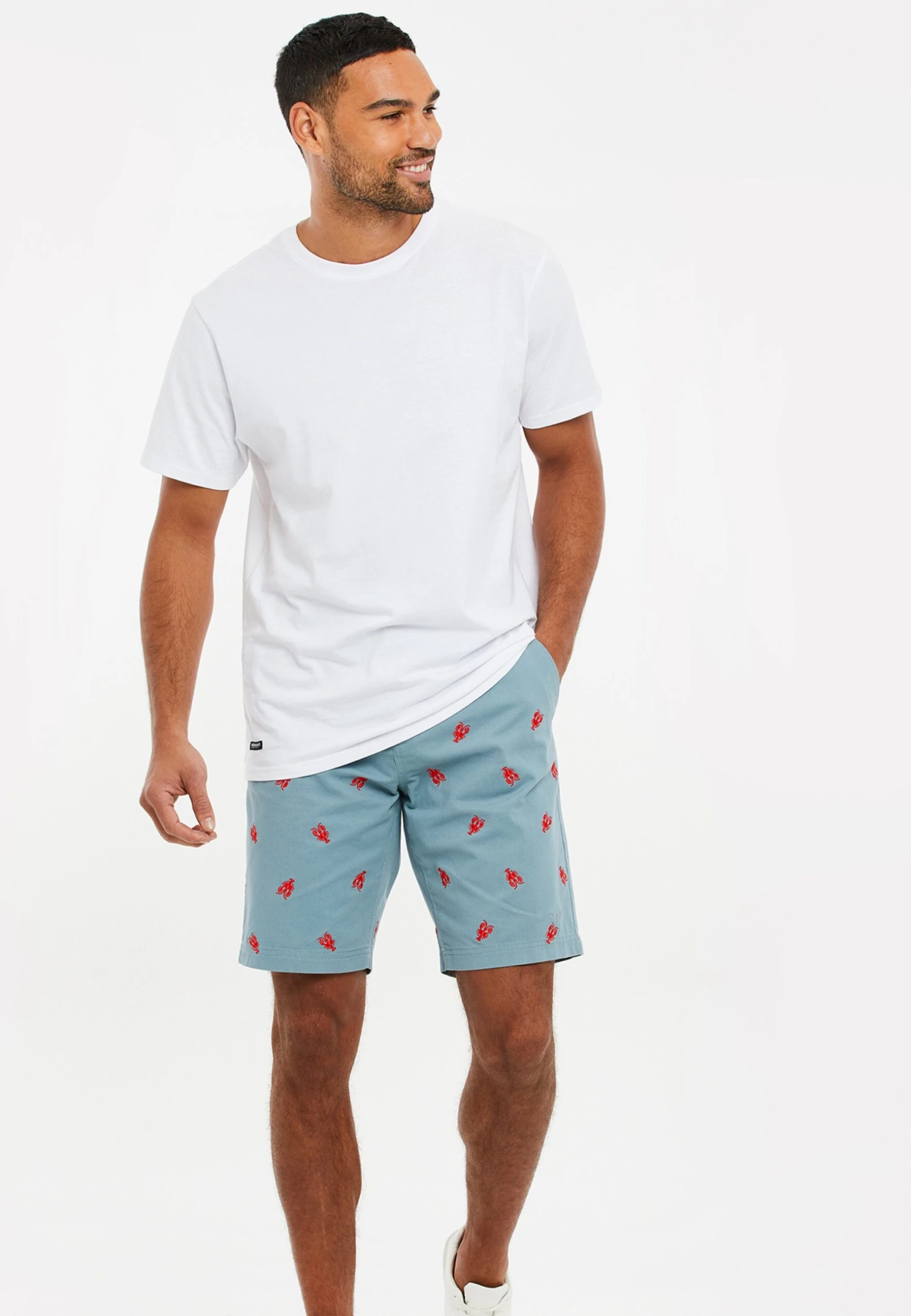 Threadbare Thbtropez - Shorts - Duck Egg Blue 2 Threadbare Thbtropez - Shorts - Duck Egg Blue - Afbeelding 2
