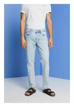 Edc By Esprit Slim Fit Jeans - Blue Light Washed -Heren Kleding Winkel e5b411d9f86c476ea9d4396b9d88e564