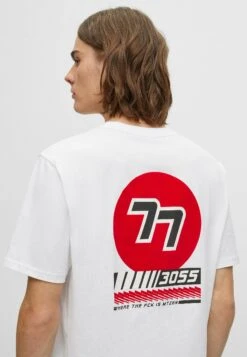 Boss Teesevenflash - T-Shirt Print - Natural One -Heren Kleding Winkel e5d34e3443fd409c862e9093a6e65d42