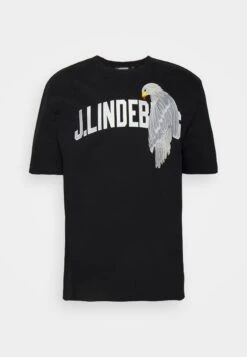 J.Lindeberg Camilo Graphic Tee - T-Shirt Print - Black -Heren Kleding Winkel e73ed94e7d8a45369e0300dda9561166