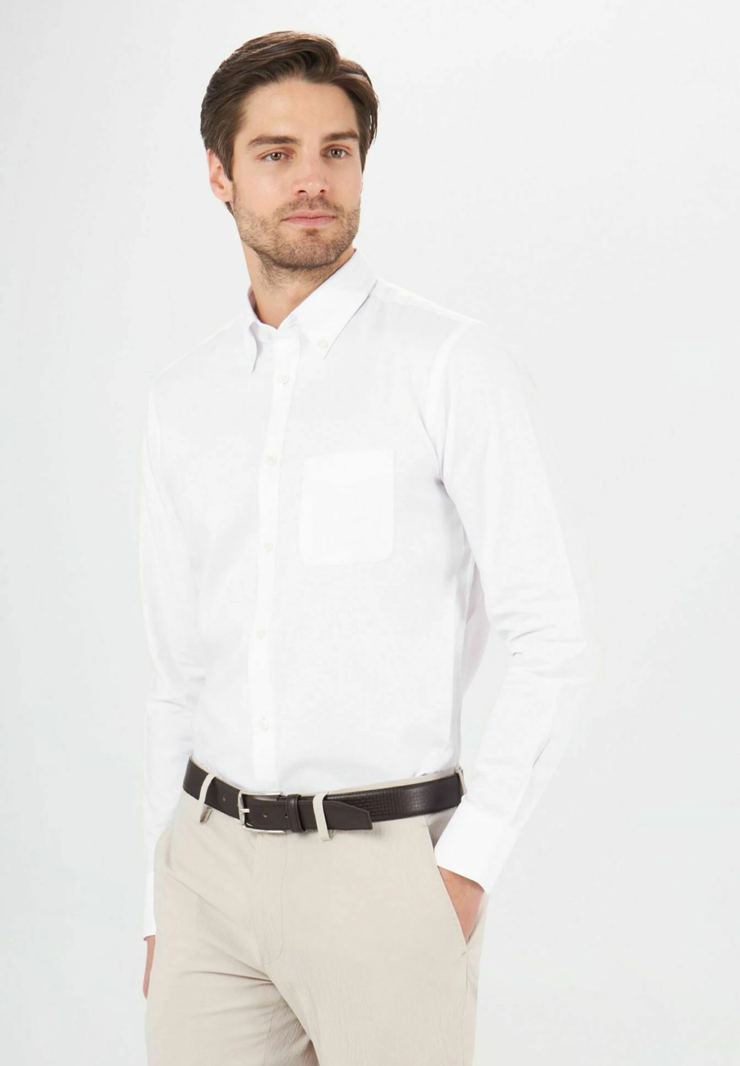 Regular Fit- Overhemd - Bianco 4 Regular Fit- Overhemd - Bianco - Afbeelding 4