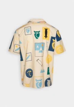 Boxed Fit Urskog Short Sleeved Gots Vegan - Overhemd - Blue -Heren Kleding Winkel eb043a9afdf8456eab9ada01a51c9265