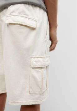PULL & BEAR Waistband - Jeansshort - Beige -Heren Kleding Winkel ec31d1d33ffe44cd8ccd0e19cb5cfc8c