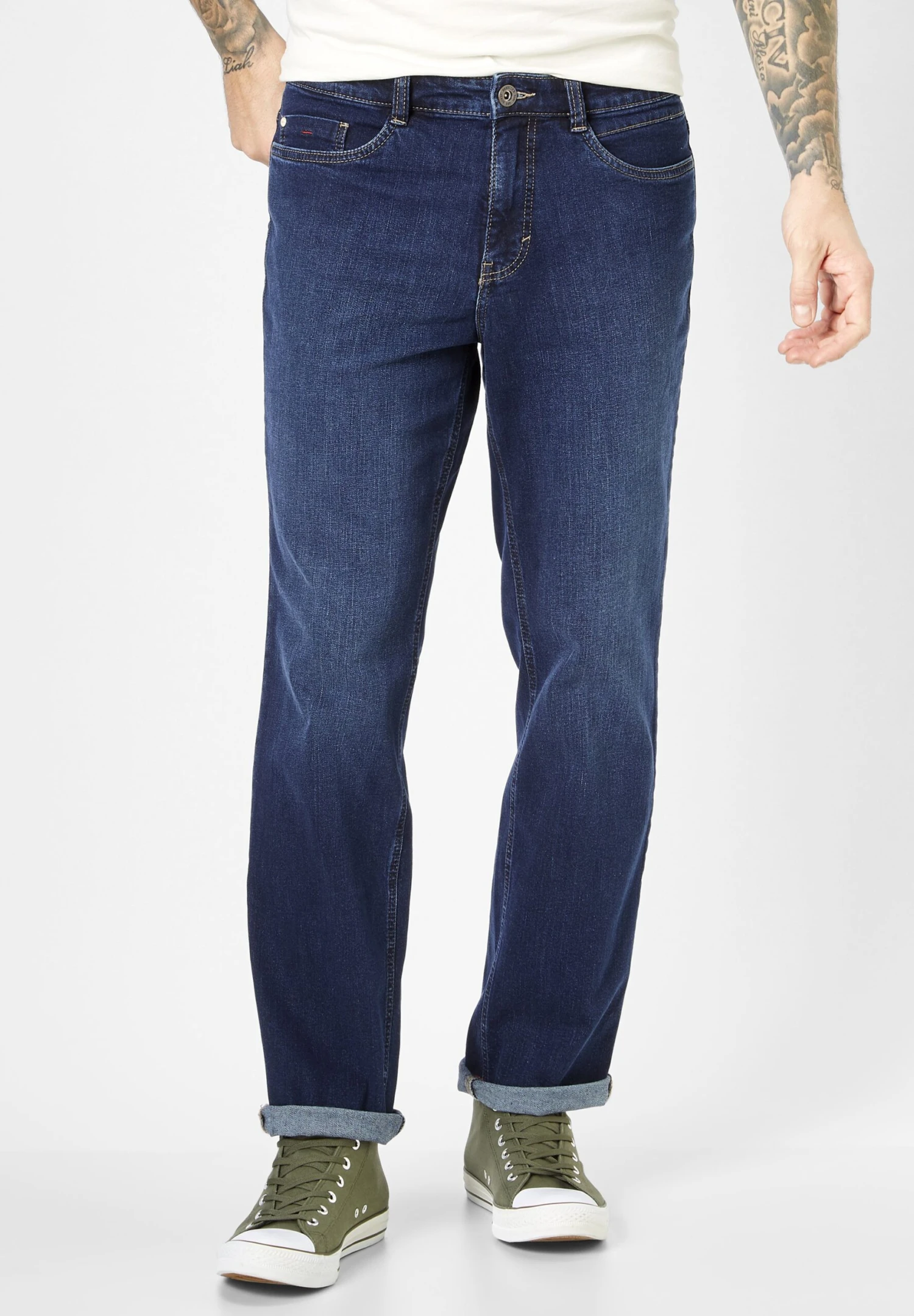 Ranger Pipe - Slim Fit Jeans - Blue Denim 1 Ranger Pipe - Slim Fit Jeans - Blue Denim