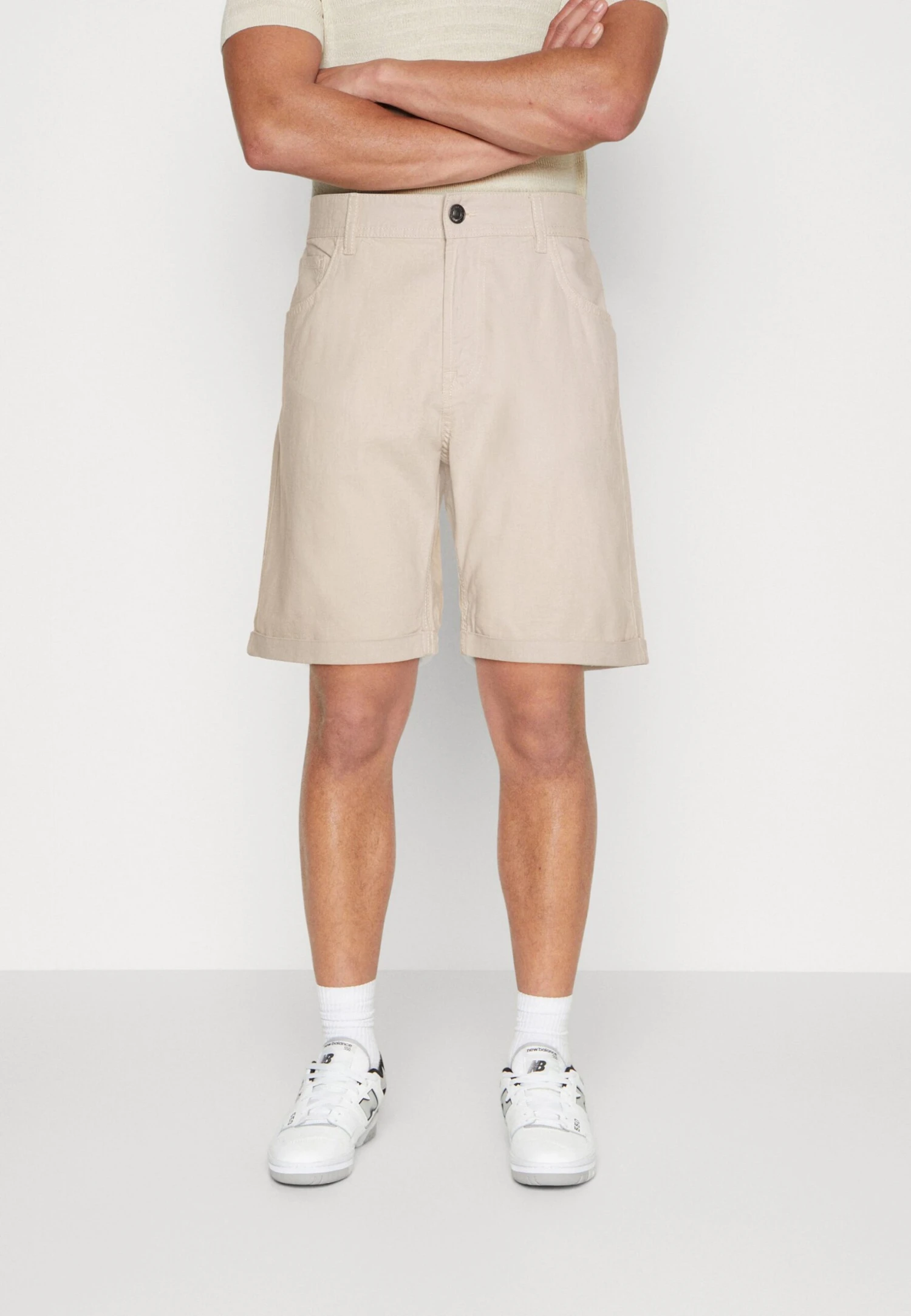 Jack & Jones Jpstrick Jjoriginal - Shorts - Moonbeam 1 Jack & Jones Jpstrick Jjoriginal - Shorts - Moonbeam