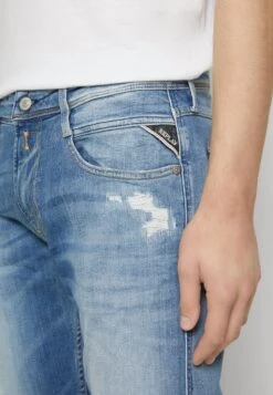 Replay Anbass - Slim Fit Jeans - Blue Denim -Heren Kleding Winkel ef2b3841a50443afb0222d85ab67edb5