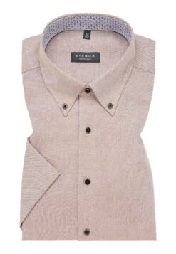 Eterna Unifarbenes Oxford Kurzarm Comfort Fit - Overhemd - Beige 11 Eterna Unifarbenes Oxford Kurzarm Comfort Fit - Overhemd - Beige -Heren Kleding Winkel ef7abbad710243d184f26280f4ffa875
