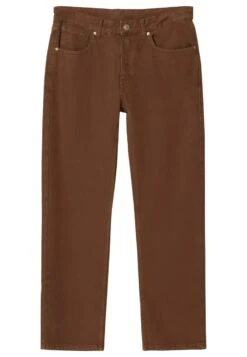 BERSHKA Straight Leg Jeans - Brown -Heren Kleding Winkel f311592847b34c43b6a5291c81812933
