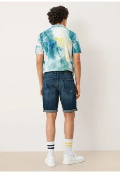 QS By S.Oliver Jeansshort - Dark Blue -Heren Kleding Winkel f32ab833ae194622b714ca6e0a60c180