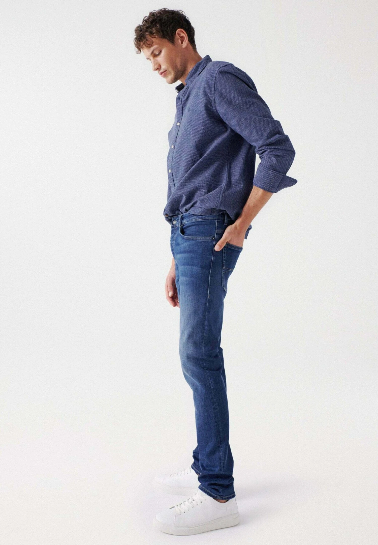 Slim Fit Jeans - Blue 5 Slim Fit Jeans - Blue - Afbeelding 5