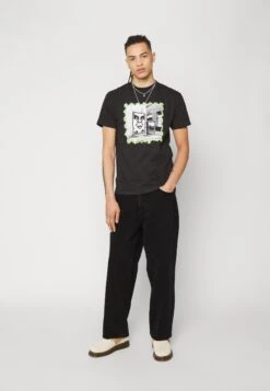Obey Clothing Bigwig Kingpin Baggy - Relaxed Fit Jeans - Faded Black -Heren Kleding Winkel f4f4d0dd838f4d07a25c9d4e672c9344