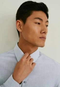 Overhemd - Gray -Heren Kleding Winkel f57f4d1cf4eb4196b641415b3e719013