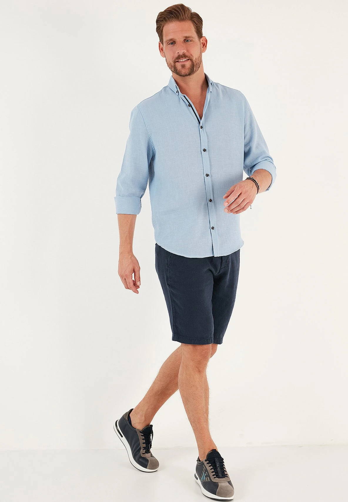 Regular Fit - Overhemd - Blue 2 Regular Fit - Overhemd - Blue - Afbeelding 2