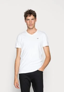 Hollister Co. 5 Pack- T-Shirt Print - White/Grey/Red/Navy Texture/Black -Heren Kleding Winkel f7a2fdc0a67b43808e97d69c5d0e4976