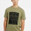 Protest Prtarugam- T-Shirt Print - Artichoke Green