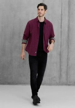 Vichy Karomuster - Overhemd - Rot 7 Vichy Karomuster - Overhemd - Rot -Heren Kleding Winkel fa737147a5a84d46aab8f043e3842fae