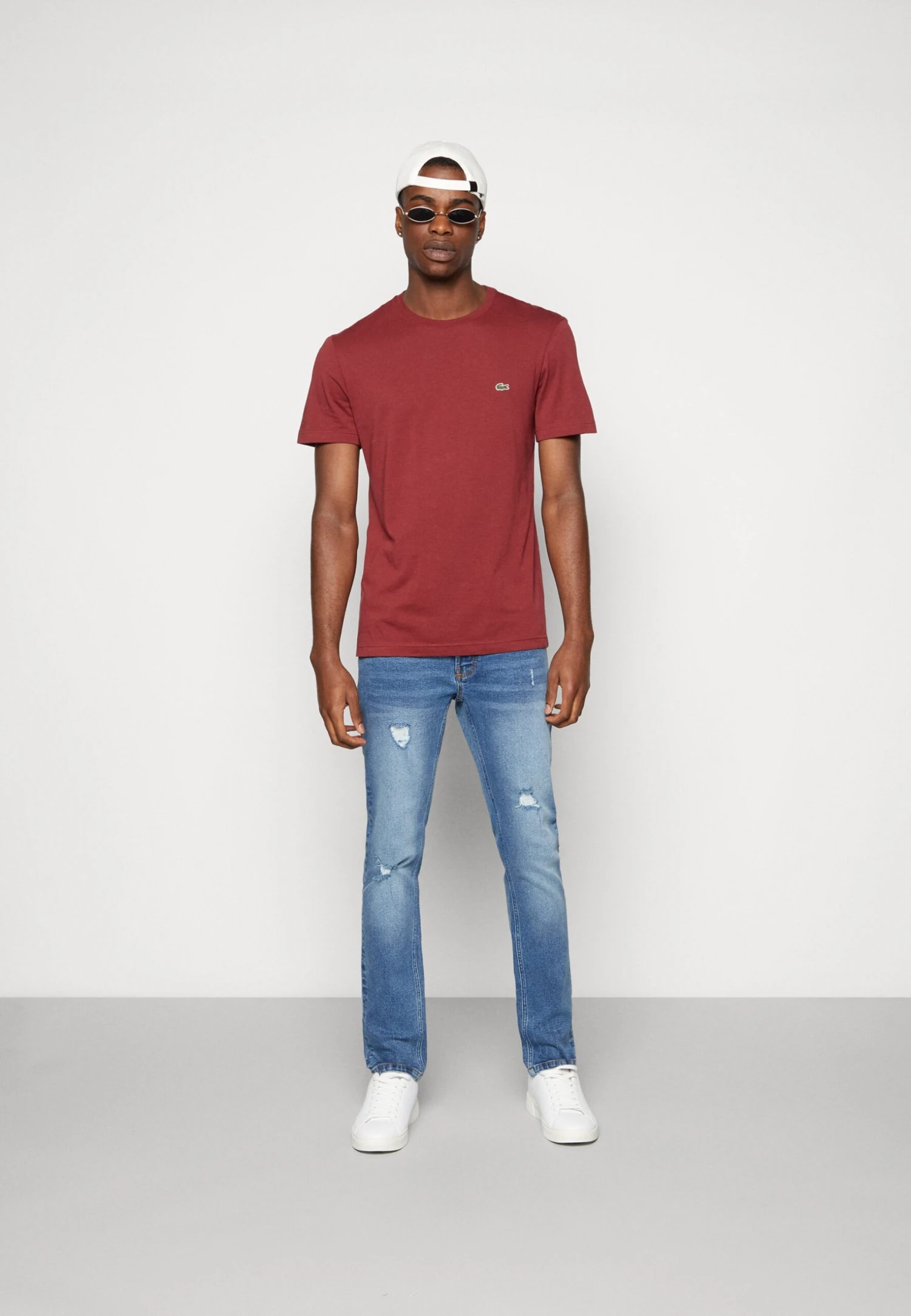 Denim Project Mr. Red Destroy - Slim Fit Jeans - Blue Denim 2 Denim Project Mr. Red Destroy - Slim Fit Jeans - Blue Denim - Afbeelding 2