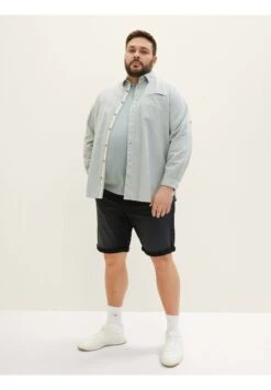 Tom Tailor Jeansshort - Dark Stone Black Black Denim -Heren Kleding Winkel fd6fa9d6c93240b1a0be0722cd232de9